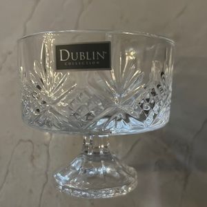 Dublin Glass Footed Small Bowl